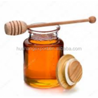 Honey Jar With Wooden Lid And Wood Stirring Rod